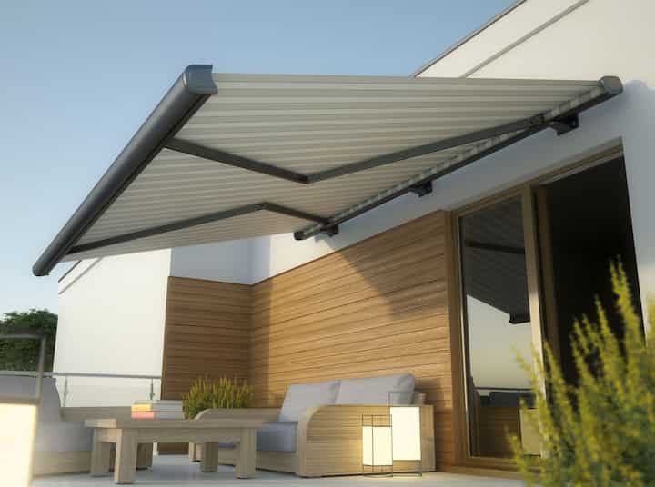 Convenient retracable awning for outdoor space in Saint Petersburg, FL.